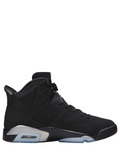 N372O Jordan 6 Negro/Plata metalizado