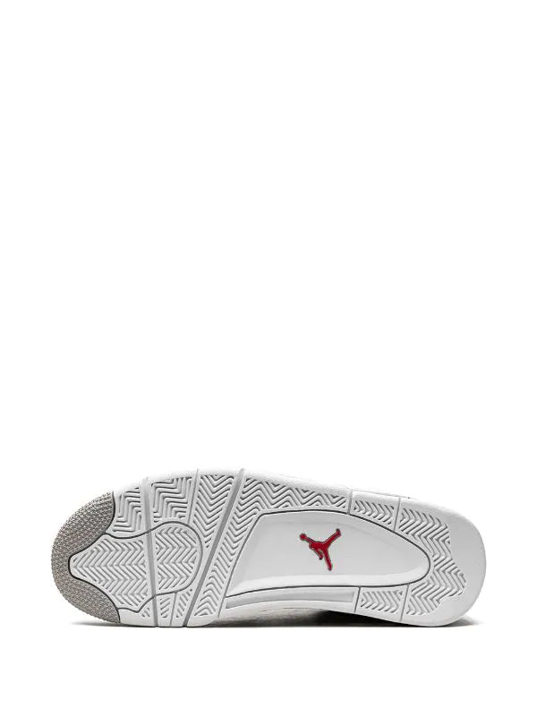 N374O (G5) Jordan tenis Air Jordan 4 Retro "White Oreo"blanco