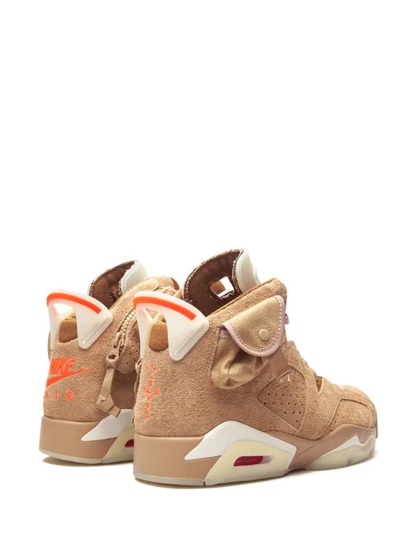 N372O Jordan tenis Air Jordan 6 Retro British Khaki de Travis Scott x Jordan kaki - Calzado de mujer y hombre