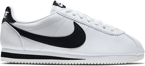 NIKE CORTEZ BLANCO NEGRO DE PIEL - Calzado de mujer y hombre