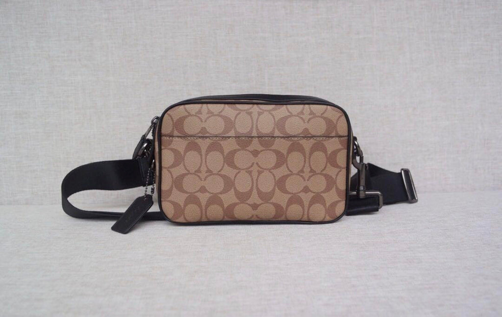 N370O Coach Academy Crossbody Signature Parches