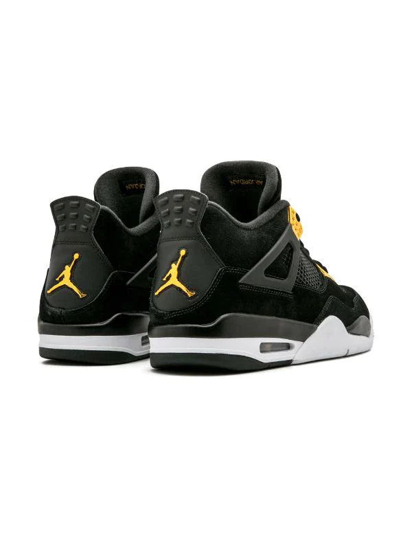 (G5) Jordan tenis Air Jordan 4 Retro Royalty negro suela blanca