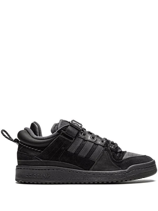N372O tenis Forum Buckle Low de Adidas x Bad Bunny negro - Calzado de mujer y hombre