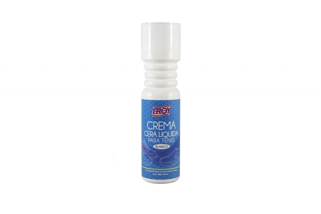 Crema cera líquida para tenis color blanco restaura la apariencia original
