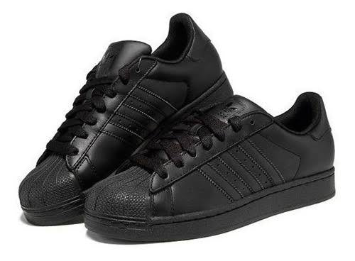 N370O Adidas concha Super Star originals negro total