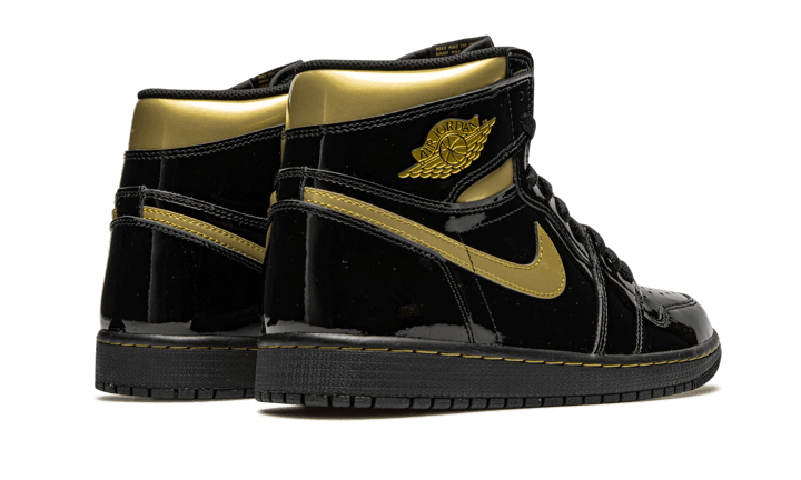 N370O AIR JORDAN 1 RETRO HIGH BLACK METALLIC GOLD (2020)