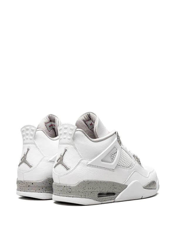 N374O (G5) Jordan tenis Air Jordan 4 Retro "White Oreo"blanco