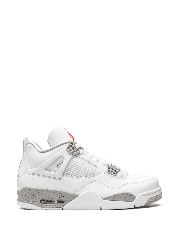 N374O (G5) Jordan tenis Air Jordan 4 Retro "White Oreo"blanco