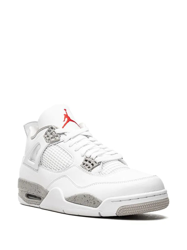 N374O (G5) Jordan tenis Air Jordan 4 Retro "White Oreo"blanco