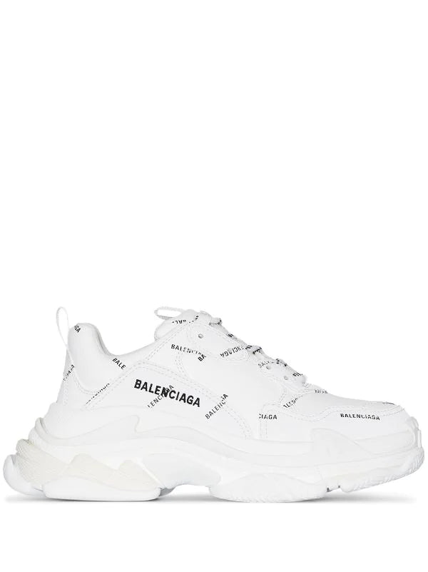 N370O Balenciaga tenis Triple S con agujetas