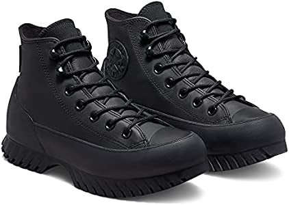 N373O CONVERSE NEGRO BOTA PIEL