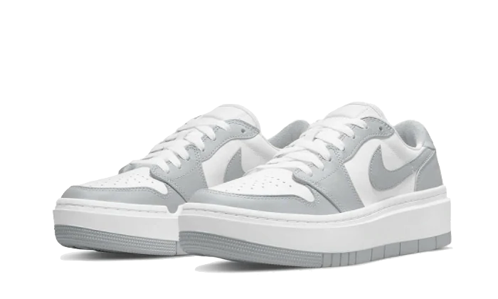 N370O Air Jordan 1 Low Elevate Blanco Gris