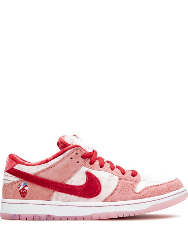 N373O tenis Nike x StrangeLove Dunk Low SB Gamuza Rosa - Calzado de mujer y hombre
