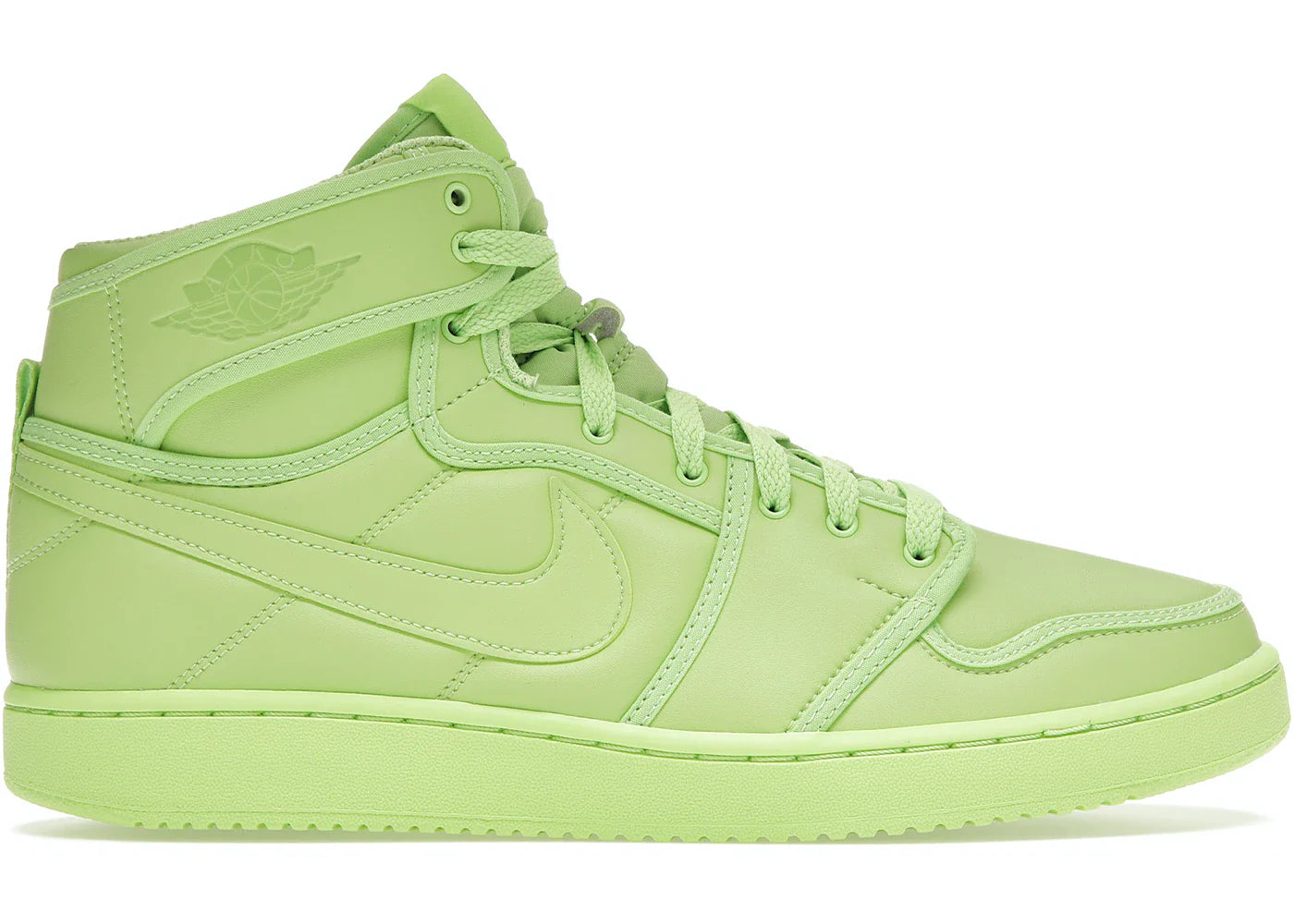 N370O Jordan 1 billie ellish verde neón - Calzado de mujer y hombre