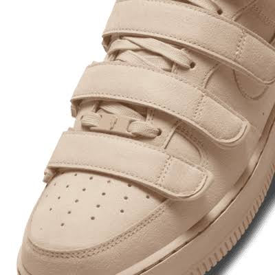 N372O Nike tenis Air Force 1 High Billie Eilish khaki camel gamuza