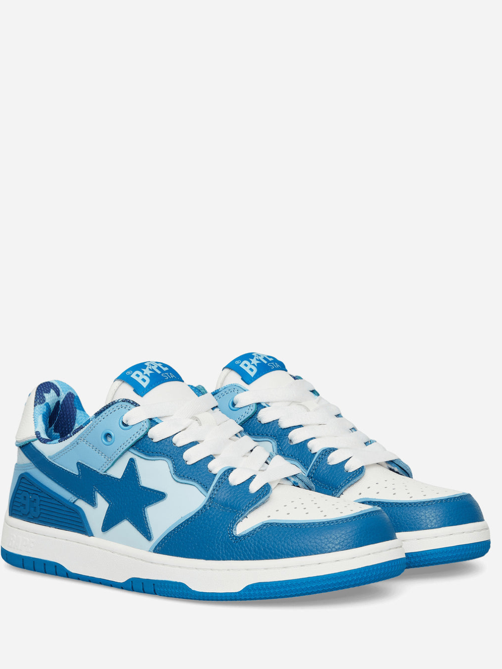 N372O A Bathing Ape Bape A Bathing Ape SK8 STA #2 M1 Sneakers Blue