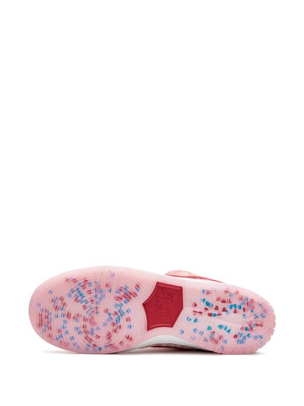 N373O tenis Nike x StrangeLove Dunk Low SB Gamuza Rosa - Calzado de mujer y hombre