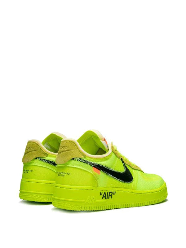 N370O Nike Air Force One off white neon Amarillo - Calzado de mujer y hombre