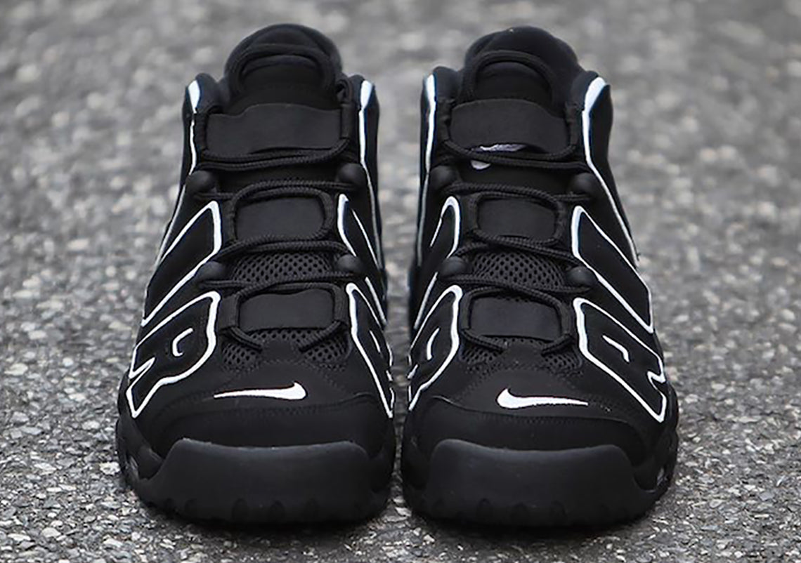 N372O Uptempo Negro Blanco Nike Air More Uptempo Black White (2016/2020)l - Calzado de mujer y hombre