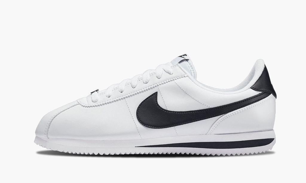 NIKE CORTEZ BLANCO NEGRO DE PIEL - Calzado de mujer y hombre
