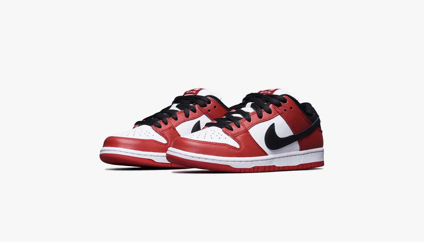 N370O Nike Dunk low sb rojo blanco negro - Calzado de mujer y hombre