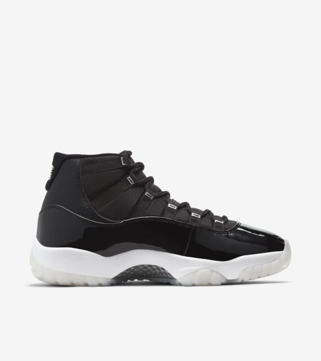 N370O AIR JORDAN 11 anillos negro charol air jordan 11 25 aniversario - Calzado de mujer y hombre