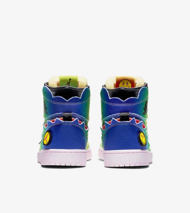 N370O J Balvin Air jordan 1 Verde Air Jordan 1 J. Balvin Tenis de mujer Bota - Calzado de mujer y hombre