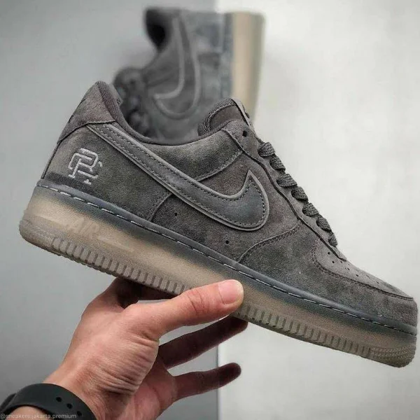 N370O Nike Air force 1 low x reigning champ gris reflective zapatos de calidad premium NIKE