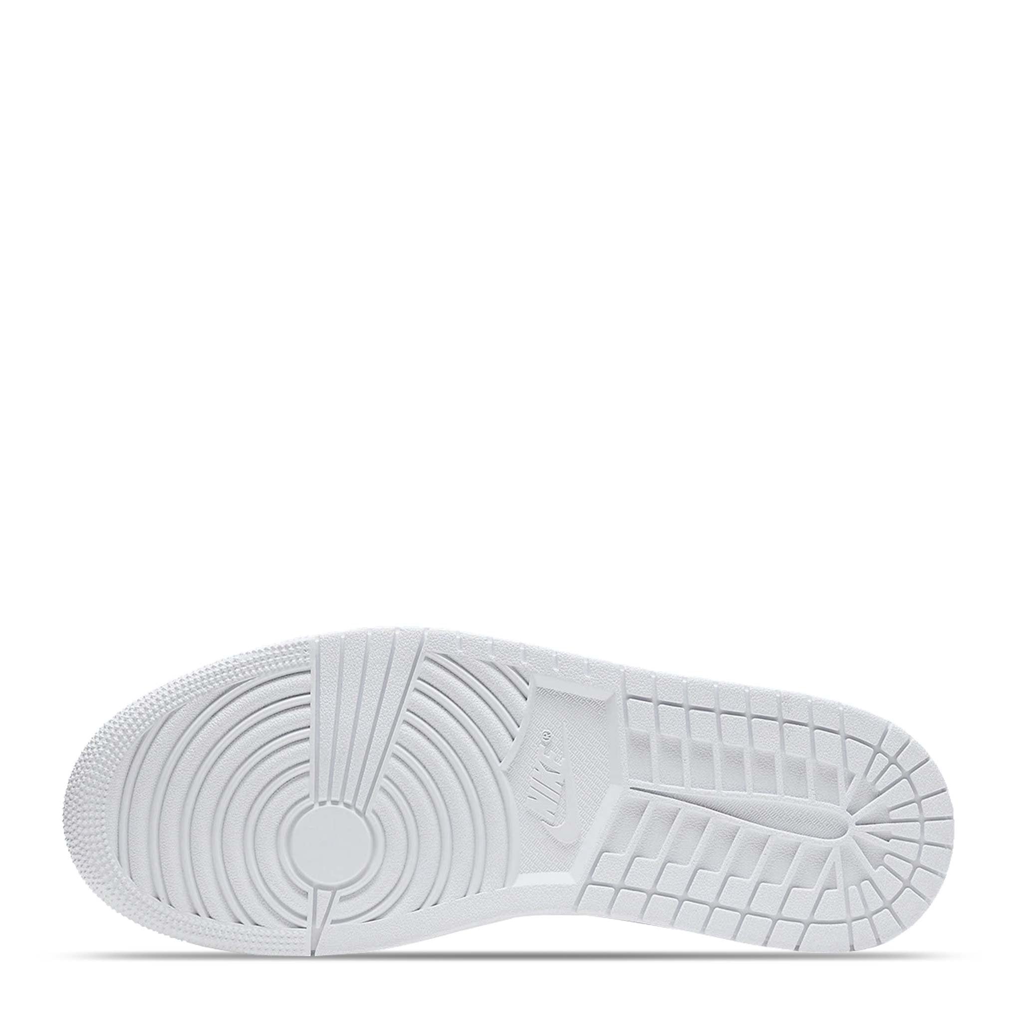 N370O Tenis Air Jordan 1 Mid Triple White - Calzado de mujer y hombre