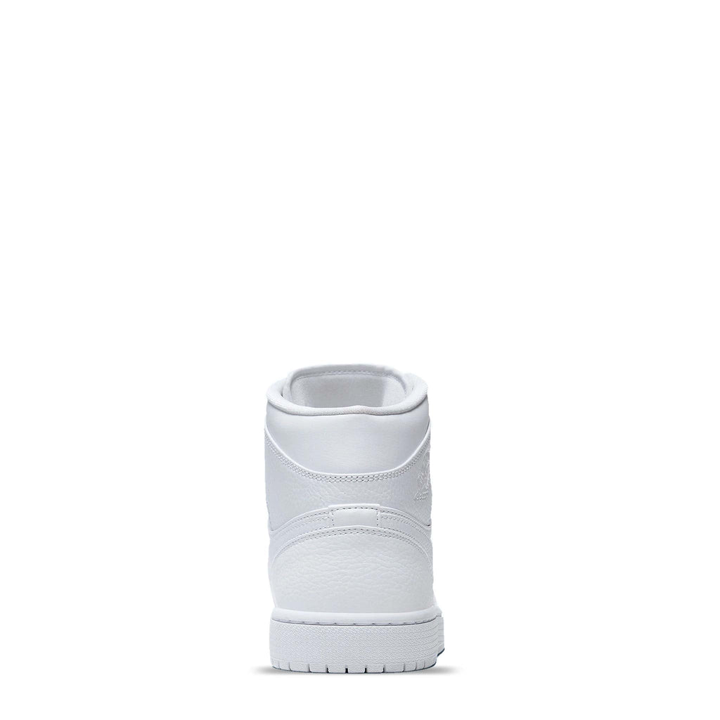 N370O Tenis Air Jordan 1 Mid Triple White - Calzado de mujer y hombre