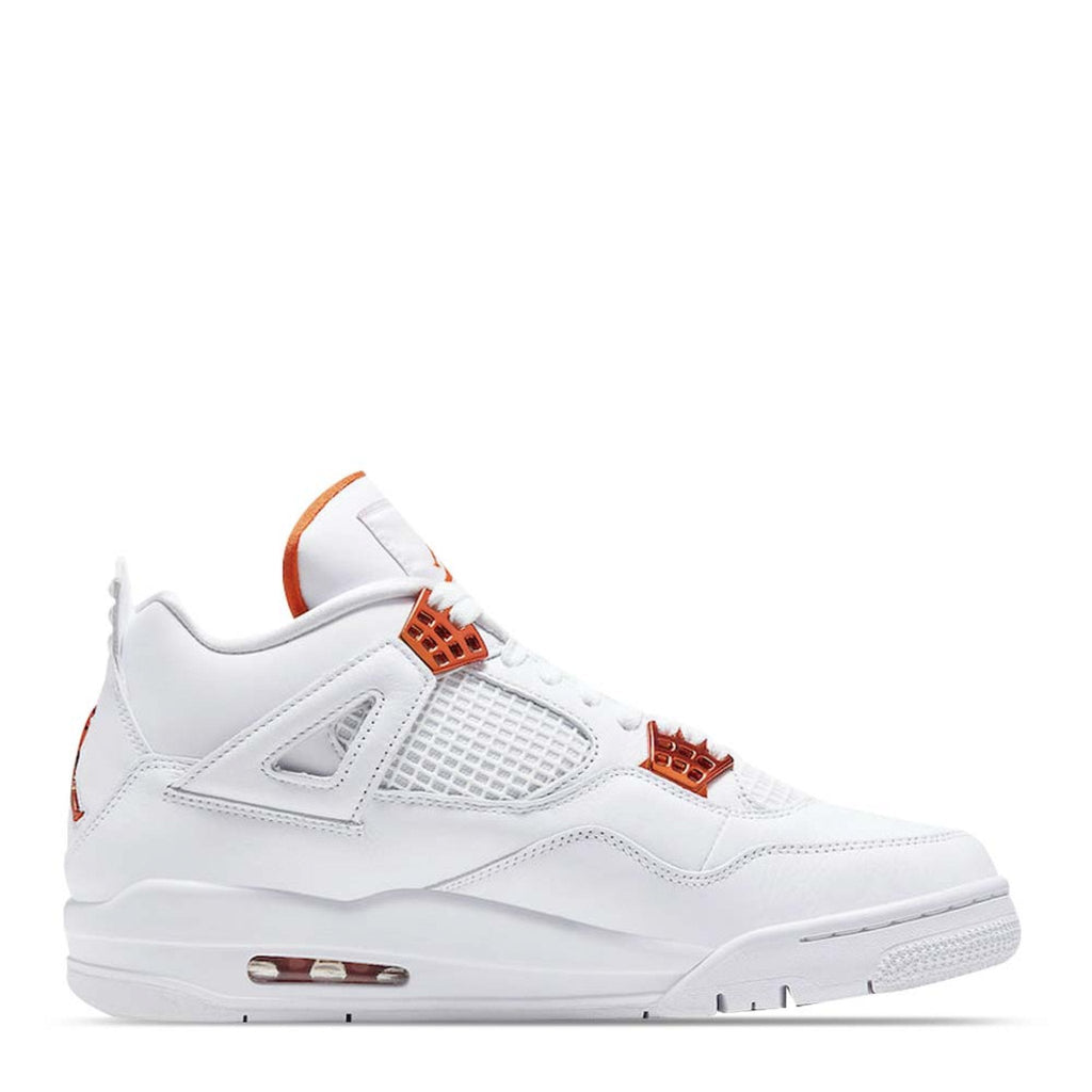 N372O air jordan retro 4 blanco rojo red metallic - Calzado de mujer y hombre