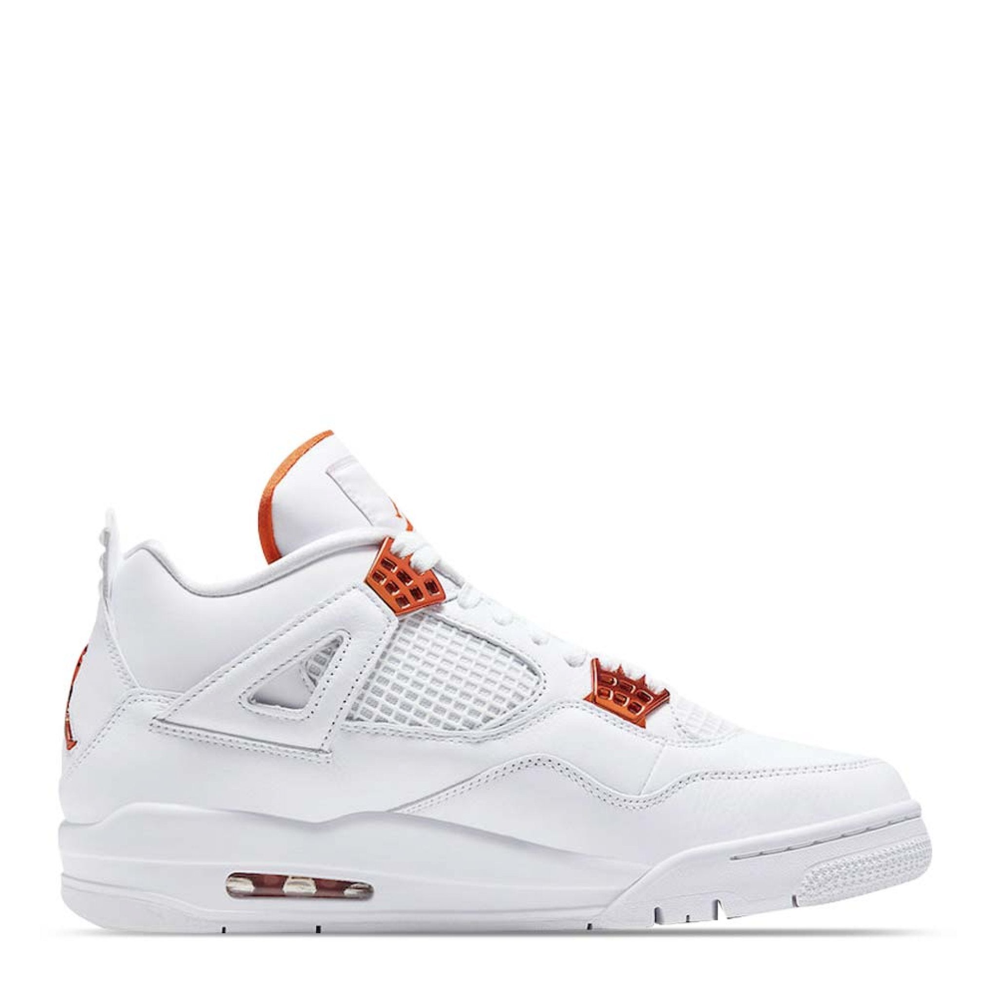 N372O air jordan retro 4 blanco rojo red metallic - Calzado de mujer y hombre